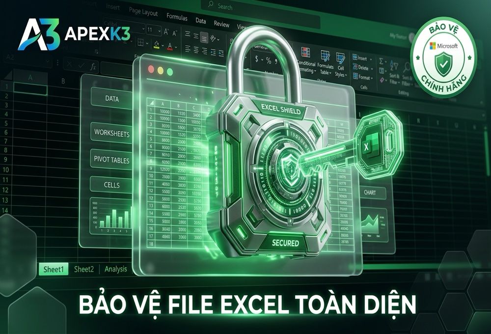 Bảo Vệ File Excel: Đặt Mật Khẩu Và Khóa Vùng Chỉnh Sửa - Hướng dẫn chi tiết 1