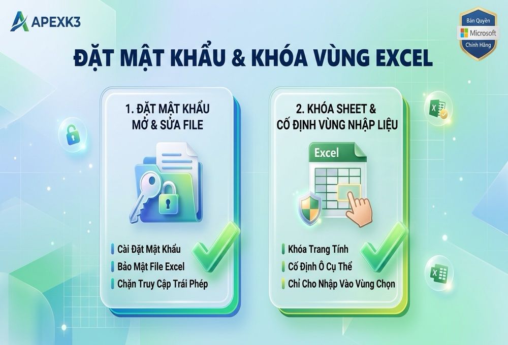 Bảo Vệ File Excel: Đặt Mật Khẩu Và Khóa Vùng Chỉnh Sửa - Hướng dẫn chi tiết 2