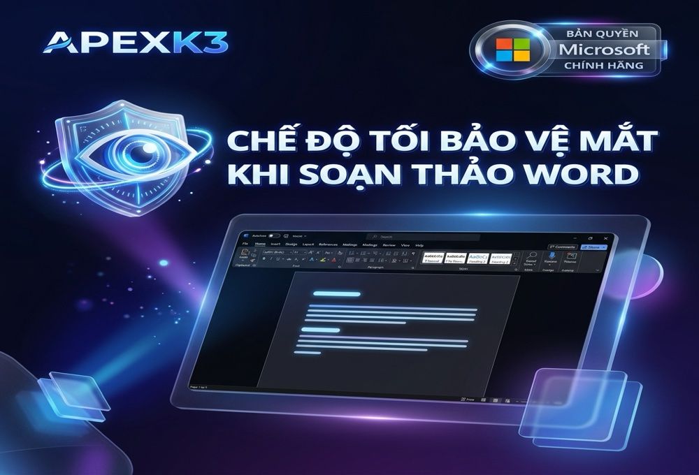 Bật Dark Mode Và Nền Đen Hoàn Toàn Trong Word - Hướng dẫn chi tiết 2