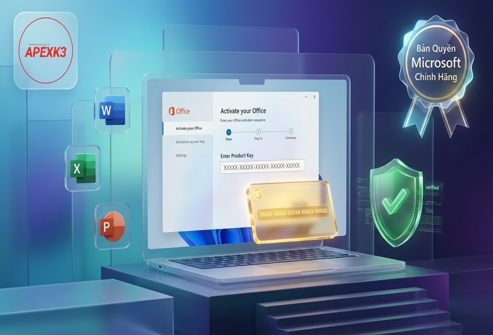 Cách Nhập Key Office 2016, 2019, 2021 Chi Tiết Từng Bước - Hướng dẫn chi tiết 1