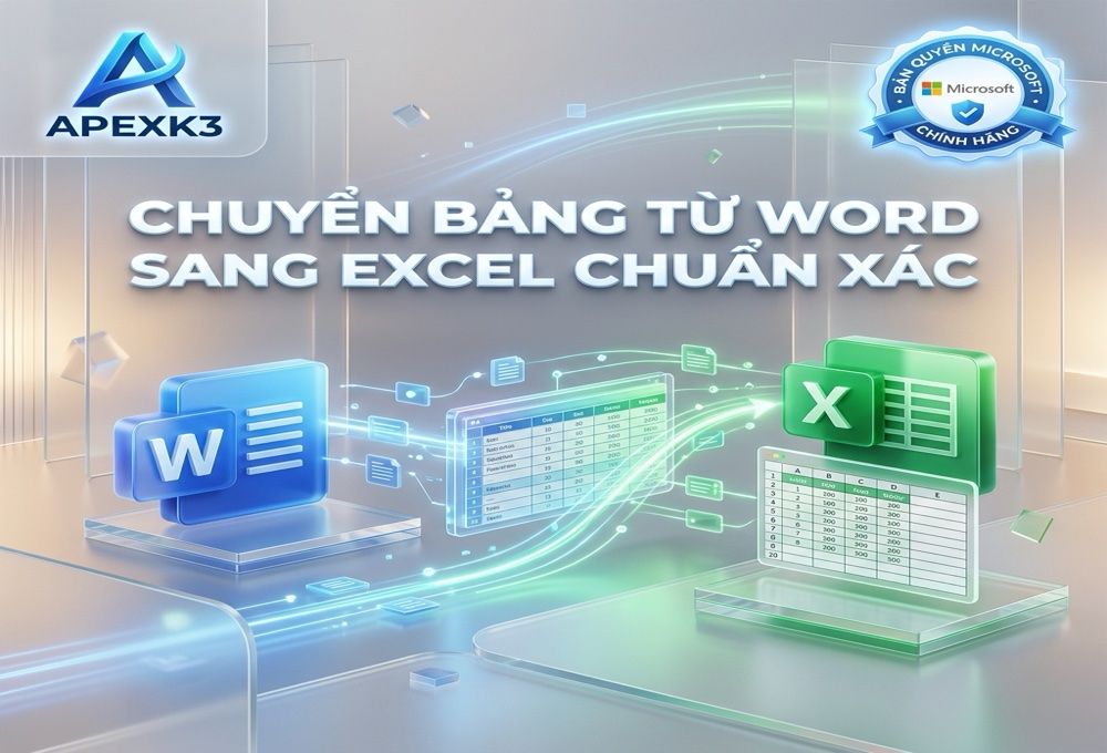 Chuyển Bảng Word Sang Excel Và Slide PowerPoint Sang Word - Hướng dẫn chi tiết 1