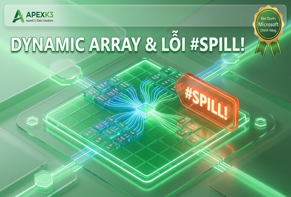 Mảng Động Trong Excel Là Gì Và Cách Sửa Lỗi #SPILL - Hướng dẫn chi tiết 1