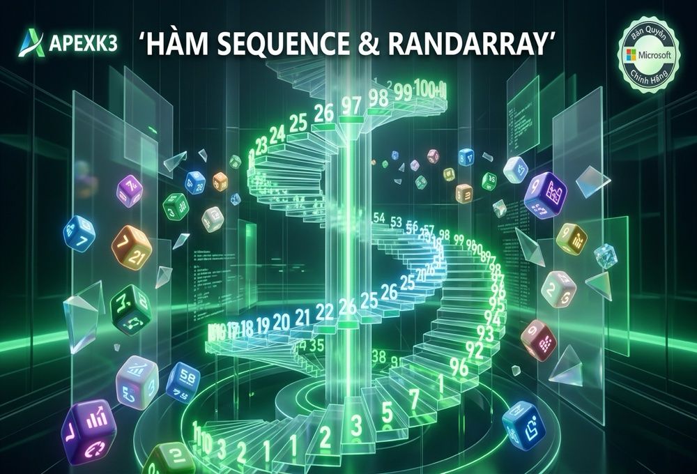 Hàm SEQUENCE Và RANDARRAY: Tạo Dãy Số Và Dữ Liệu Ngẫu Nhiên - Hướng dẫn chi tiết 1