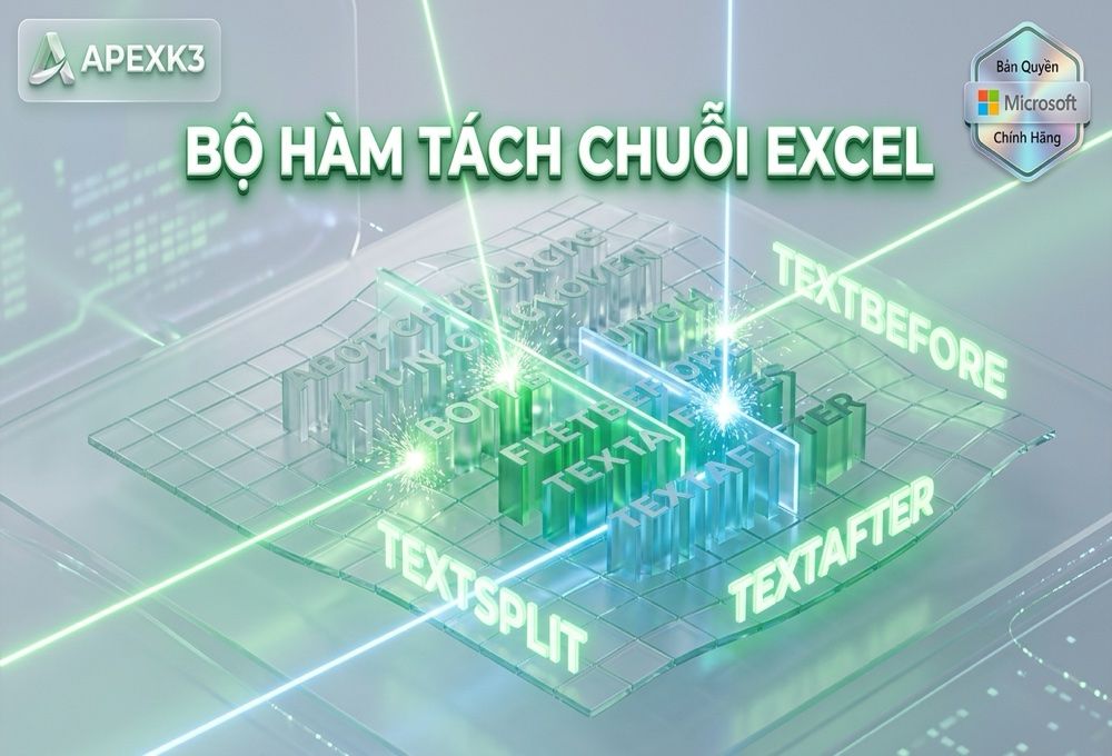 Hàm TEXTSPLIT, TEXTBEFORE, TEXTAFTER Và Cách Thay Thế - Hướng dẫn chi tiết 1