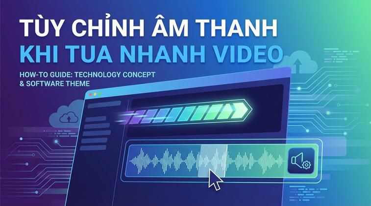 Tùy chỉnh âm thanh khi tua nhanh video
