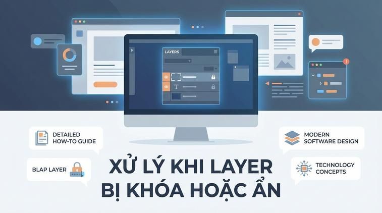 Xử lý khi layer bị khóa hoặc ẩn