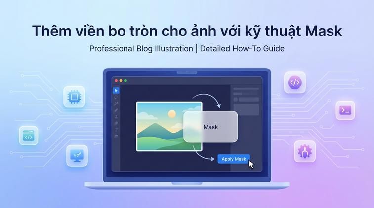 Thêm viền bo tròn cho ảnh với kỹ thuật Mask
