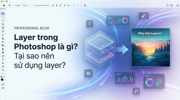 Layer trong Photoshop là gì? Tại sao nên sử dụng layer?