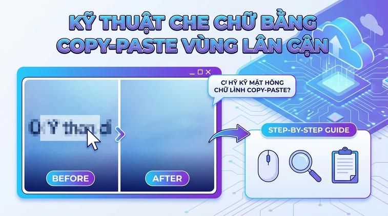 Kỹ thuật che chữ bằng copy-paste vùng lân cận