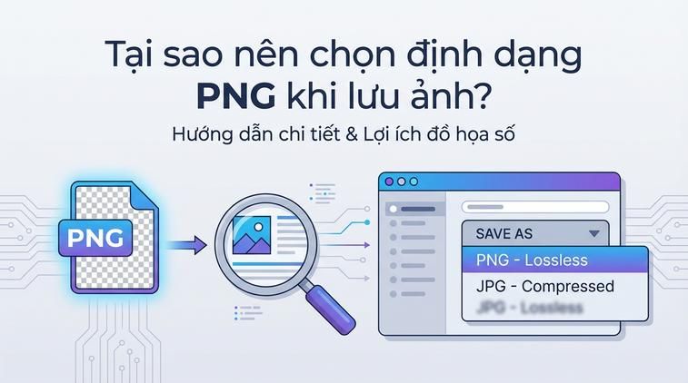 Tại sao nên chọn định dạng PNG khi lưu ảnh?