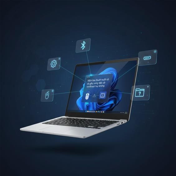 Kiểm tra chuột ngoài có gây xung đột với touchpad hay không