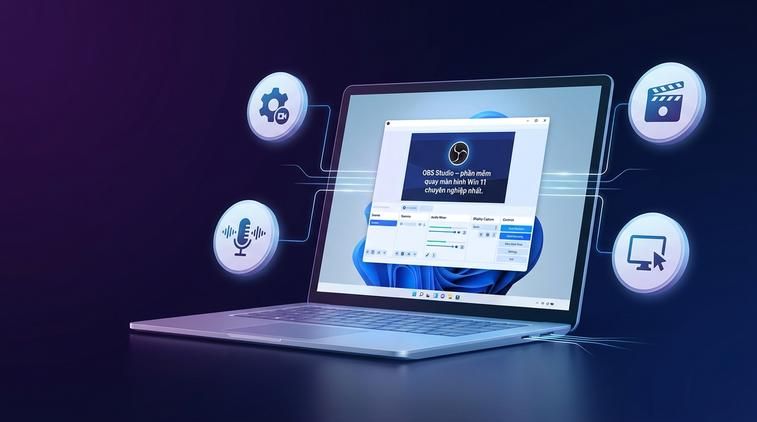 OBS Studio - phần mềm quay màn hình Win 11 chuyên nghiệp nhất