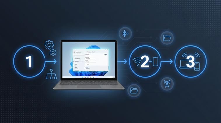 Cách phát wifi từ máy tính win 11 qua Mobile Hotspot