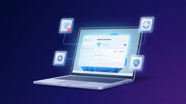 Forget network và kết nối lại