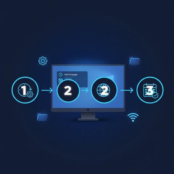 Cách chỉnh giờ trên máy tính win 11