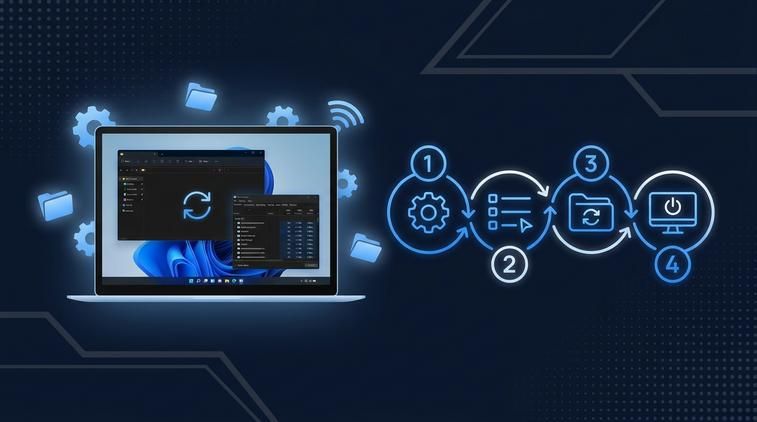 Khởi động lại explorer.exe khi màn hình đen