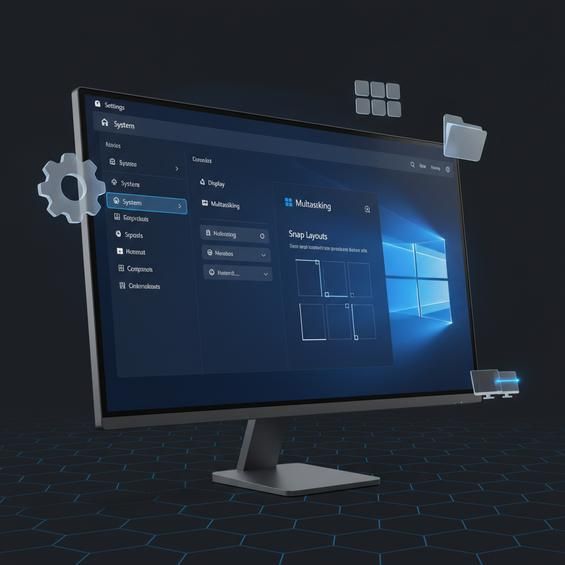 Win 11 hỗ trợ đa màn hình tốt hơn - tính năng Snap Layouts cải tiến