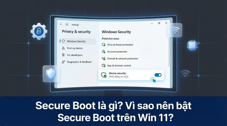 Secure Boot là gì? Vì sao nên bật Secure Boot trên Win 11?