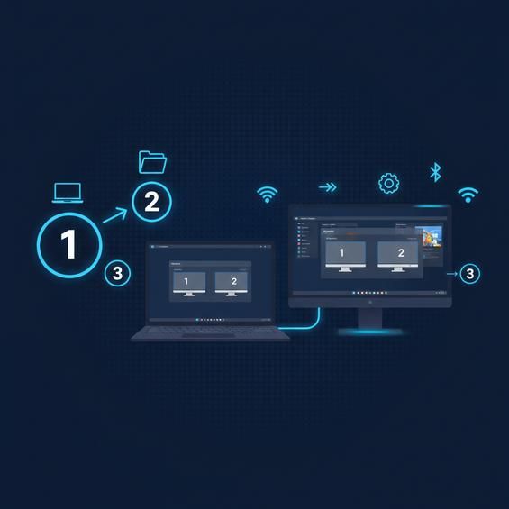 Chia 2 màn hình độc lập Win 11