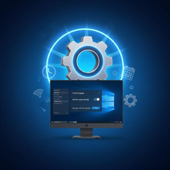 Chỉnh giờ thủ công win 11