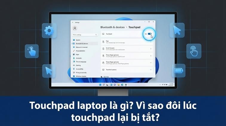 Touchpad laptop là gì? Vì sao đôi lúc touchpad lại bị tắt?