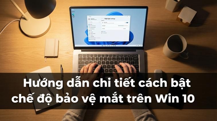 Hướng dẫn chi tiết cách bật chế độ bảo vệ mắt trên Win 10