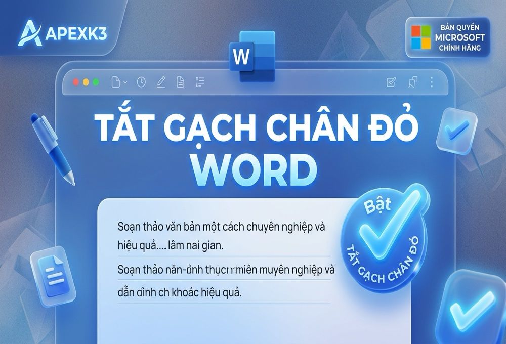 Tắt Gạch Chân Đỏ Và Kiểm Tra Chính Tả Tiếng Việt Trong Word - Hướng dẫn chi tiết 1