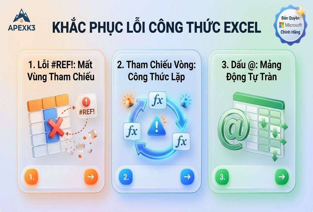 Lỗi #REF!, Tham Chiếu Vòng Và Dấu @ Trong Công Thức Excel - Hướng dẫn chi tiết 2