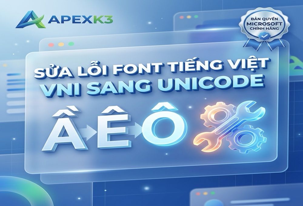 Lỗi Font Tiếng Việt Trong Word: Chuyển VNI Sang Unicode - Hướng dẫn chi tiết 1
