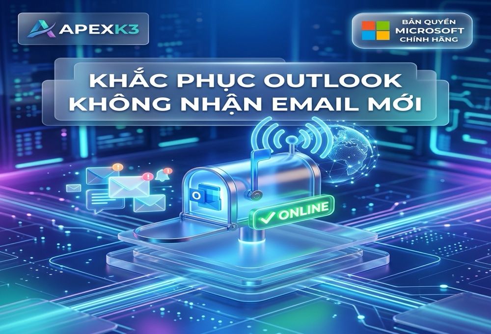 Lỗi Outlook Đòi Mật Khẩu Liên Tục Và Không Nhận Mail Mới - Hướng dẫn chi tiết 2