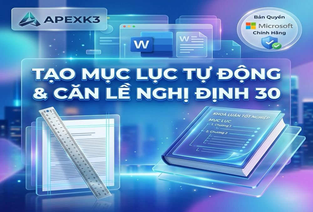 Tạo Mục Lục Tự Động, Bìa Luận Văn Và Căn Lề Nghị Định 30 - Hướng dẫn chi tiết 1