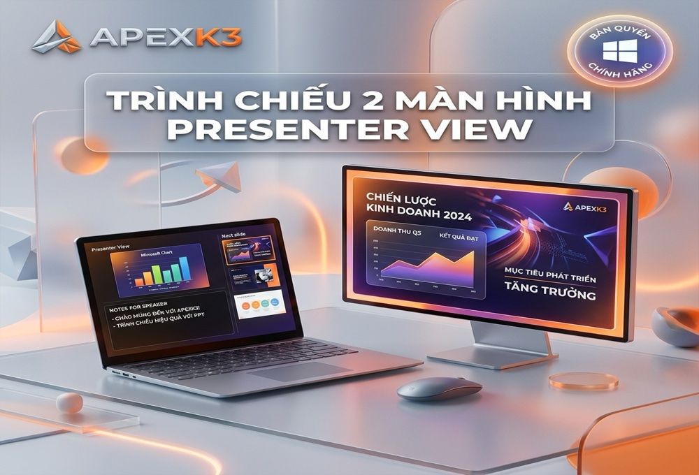 Trình Chiếu 2 Màn Hình PowerPoint, Vẽ Và Bút Laser Ảo - Hướng dẫn chi tiết 1