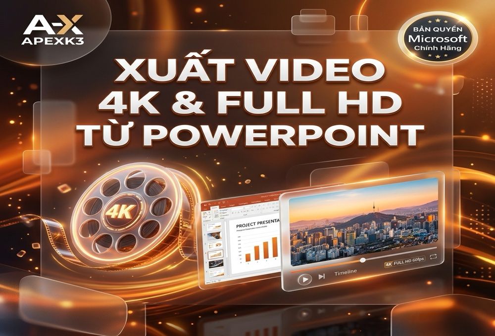 Xuất Video 1080p, 4K Và Ảnh GIF Từ PowerPoint - Hướng dẫn chi tiết 1